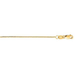 18K Gold 080 Box Chain Gold Necklace