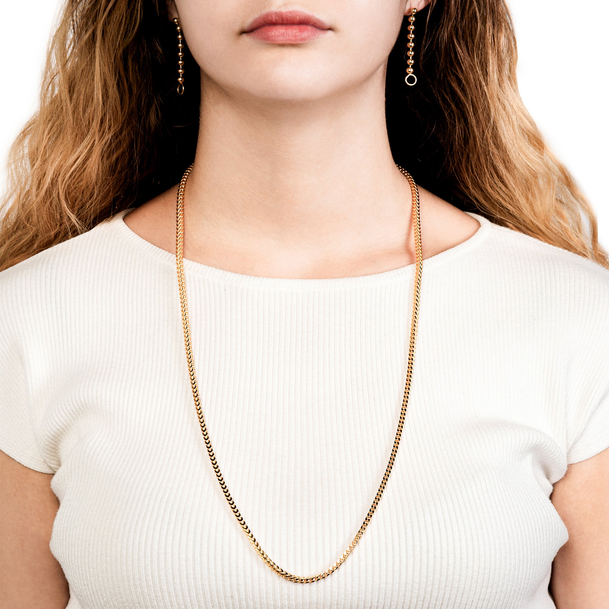 4.5mm Bold Franco Chain Necklace Gold