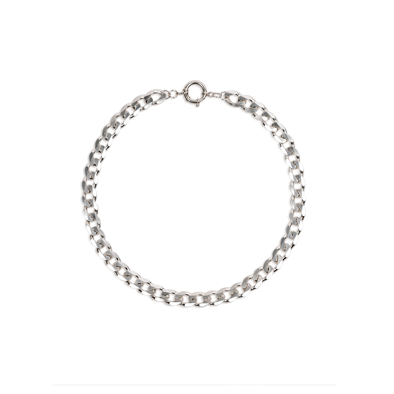 10mm New Flat Curb Chain Necklace