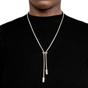 SNAKE CHAIN HOODIE STOPPER NECKLACE